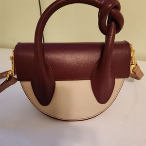 Yuzefi pretzel top handle bag